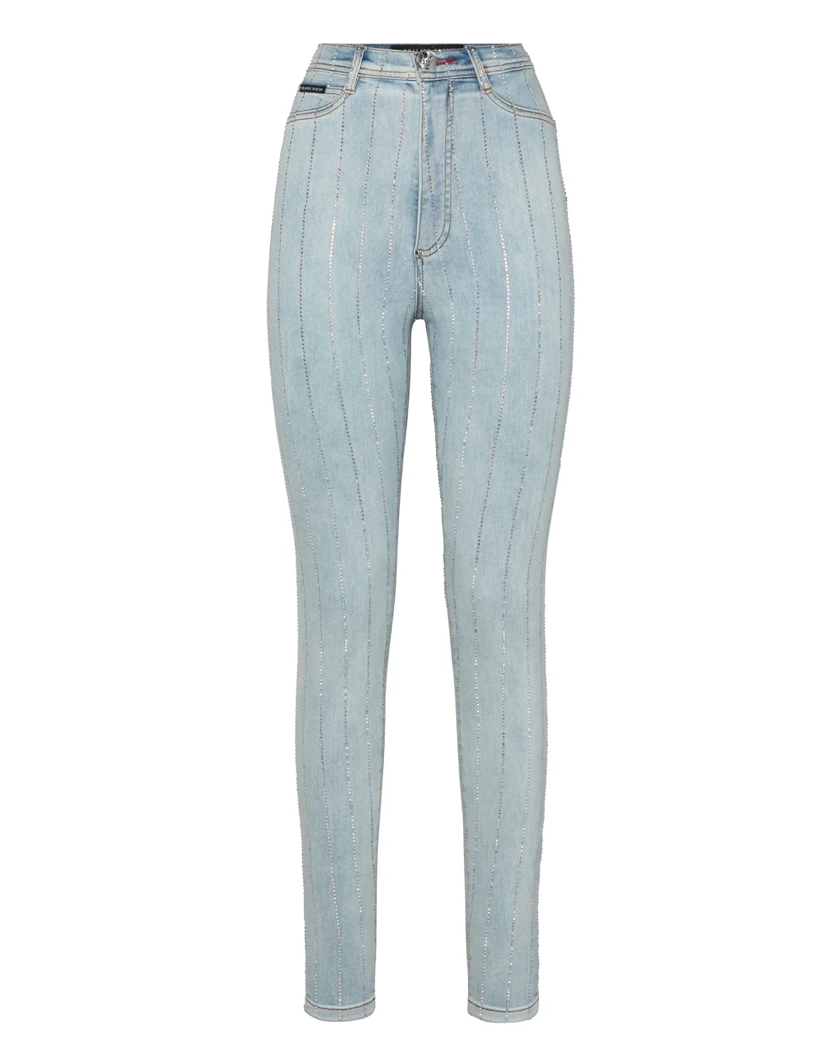 Super High Waist Jegging Crystal, цвет: Голубой