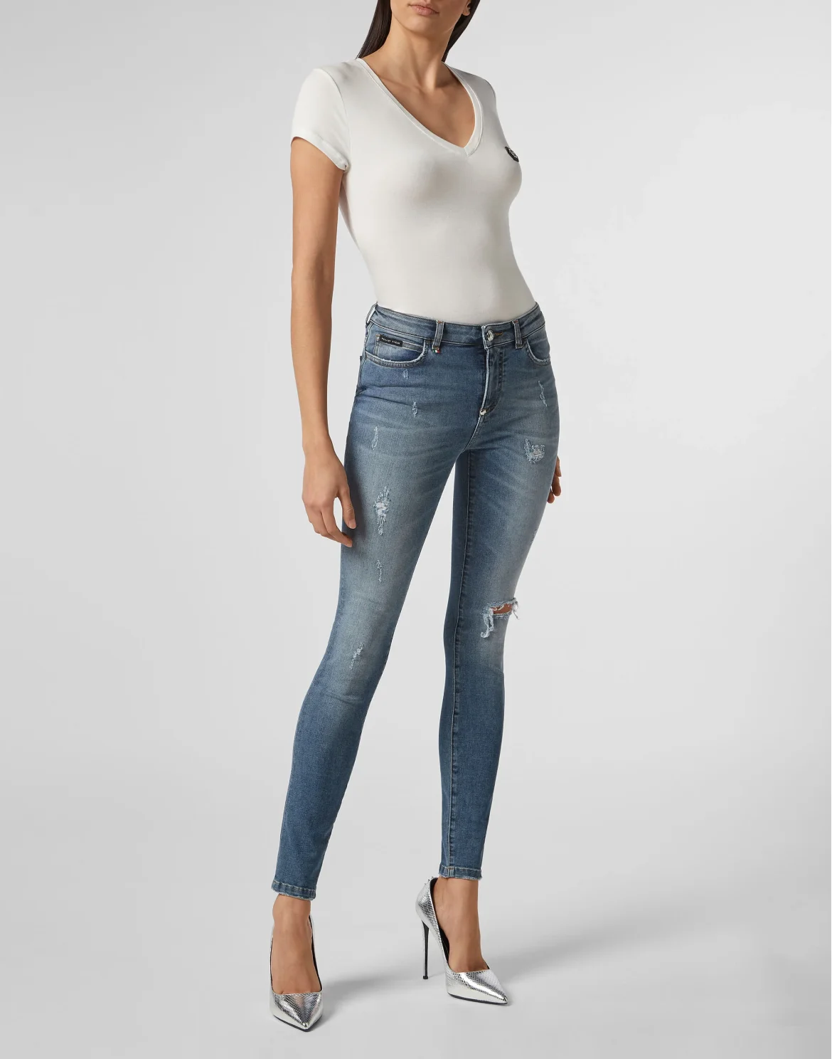 Slim Fit Statement, цвет: Синий