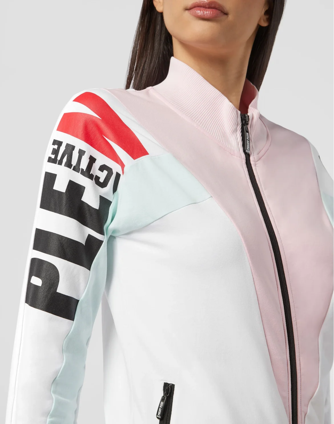 Jogging Jacket Geometric, цвет: Белый