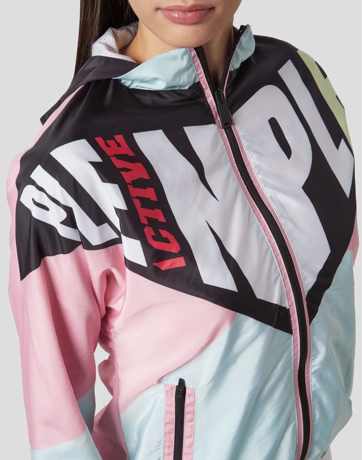 Hoodie Sweatjacket Geometric, цвет: Мультиколор