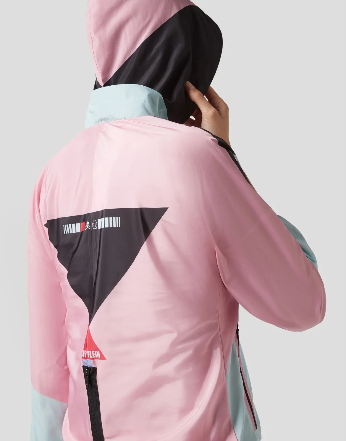 Hoodie Sweatjacket Geometric, цвет: Мультиколор