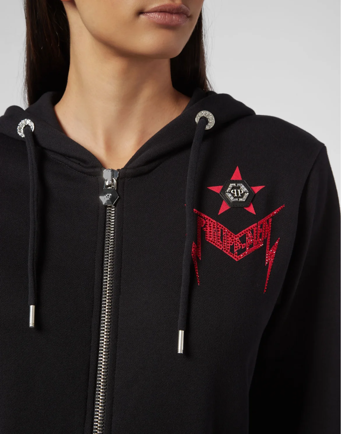 Hoodie Sweatjacket Rock PP, цвет: Черный
