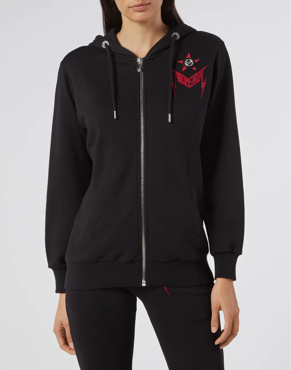 Hoodie Sweatjacket Rock PP, цвет: Черный
