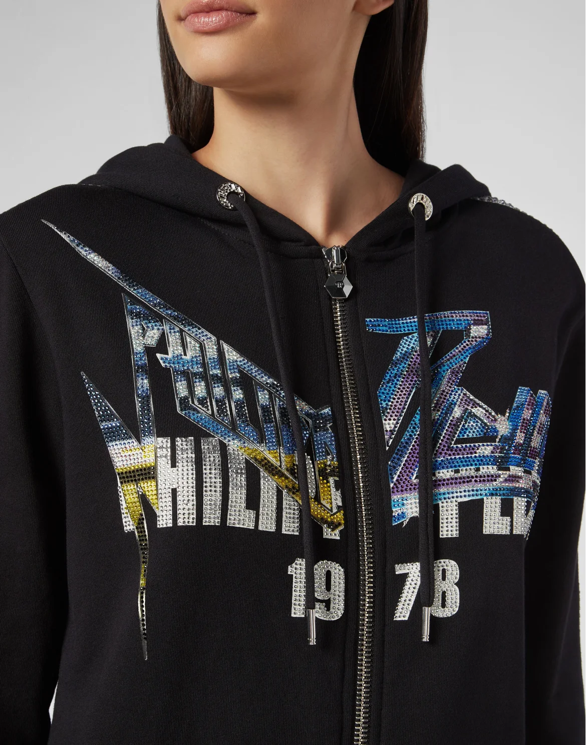 Hoodie Sweatjacket PP1978, цвет: Черный