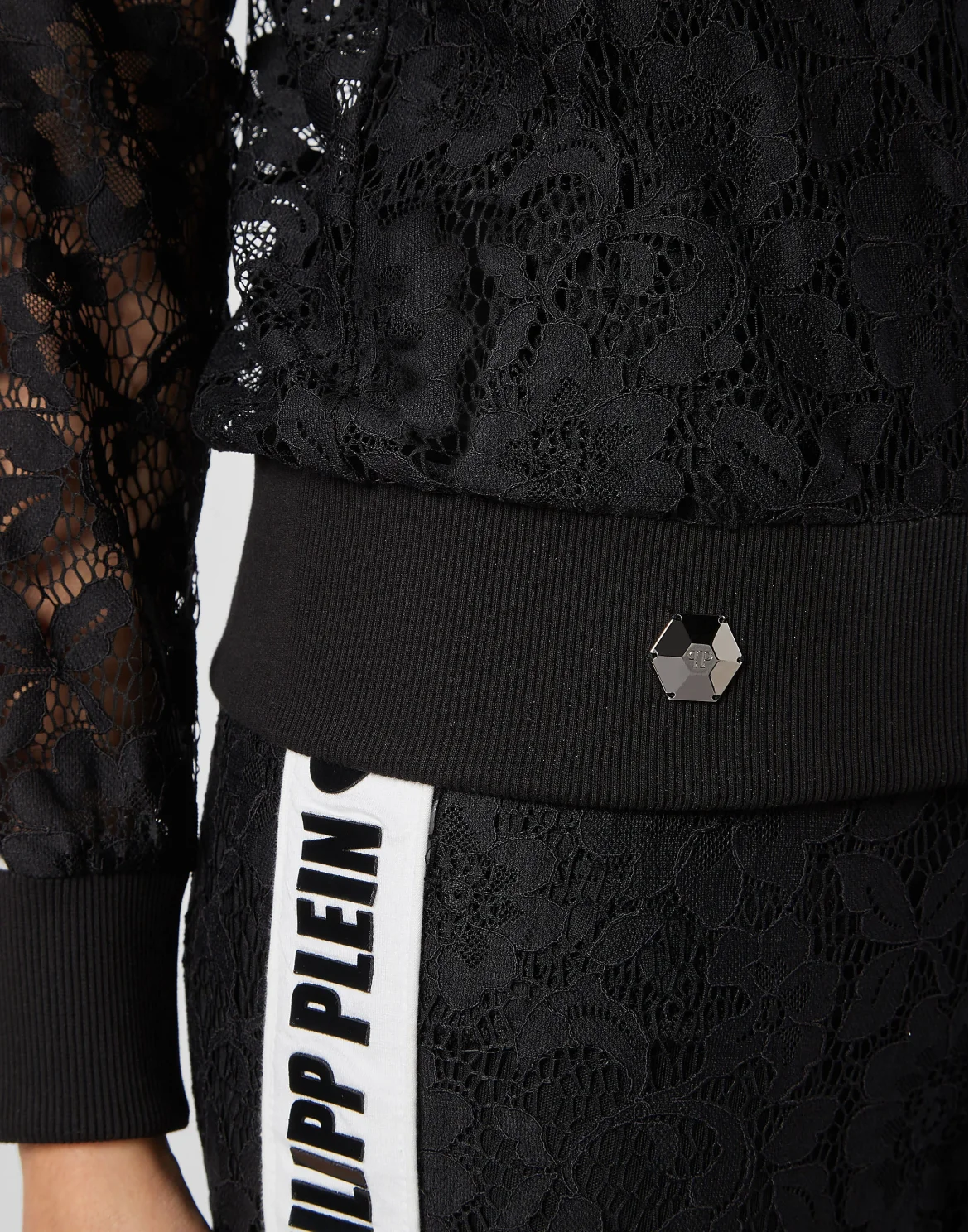 Sweatshirt LS Lace, цвет: Черный