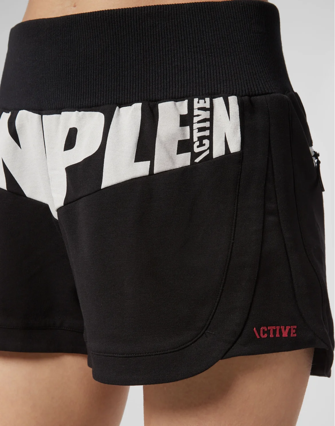 Jogging Shorts Geometric, цвет: Черный
