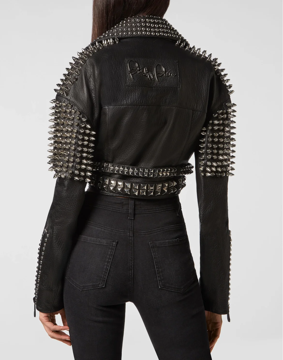 Leather Biker Studs, цвет: Черный