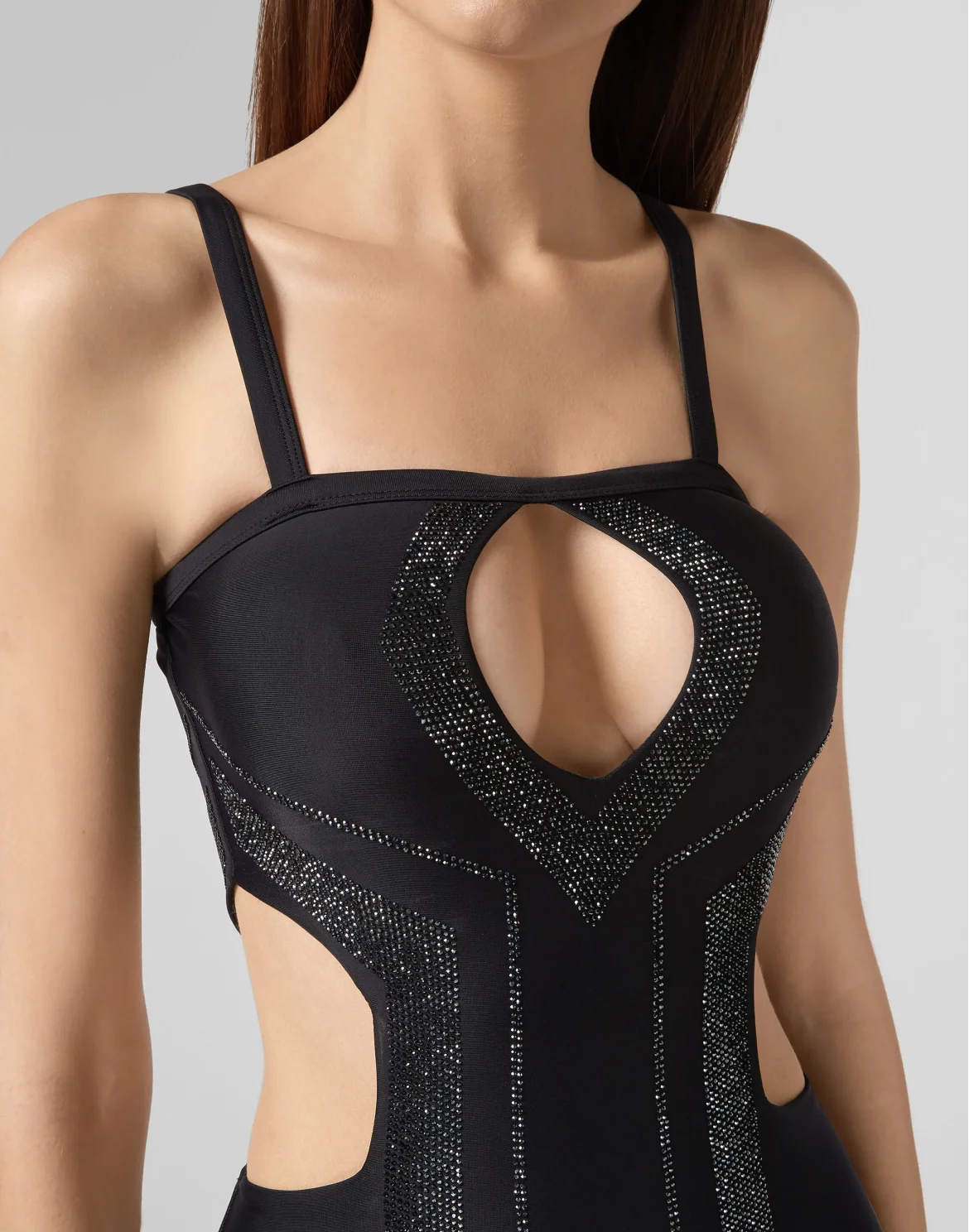 Monokini Crystal, цвет: Черный