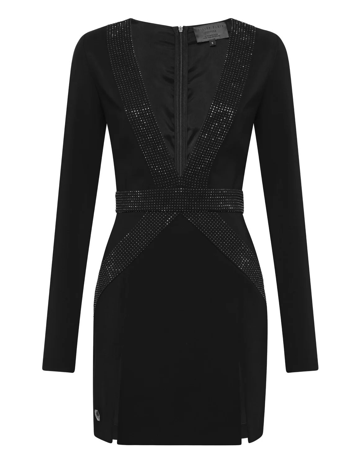 Short Dress Crystal, цвет: Черный