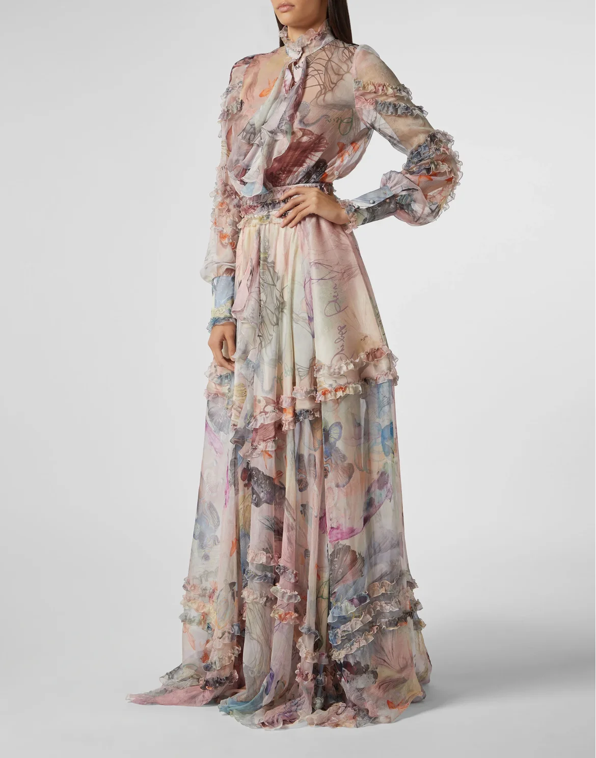 Long Dress Underwater, цвет: Розовый