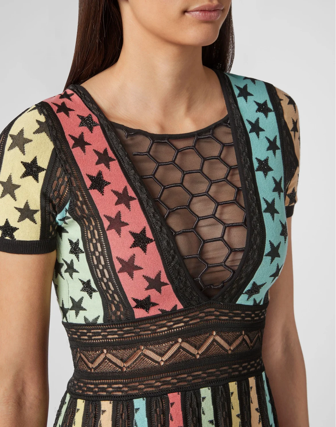 Short Dress Stars, цвет: Черный