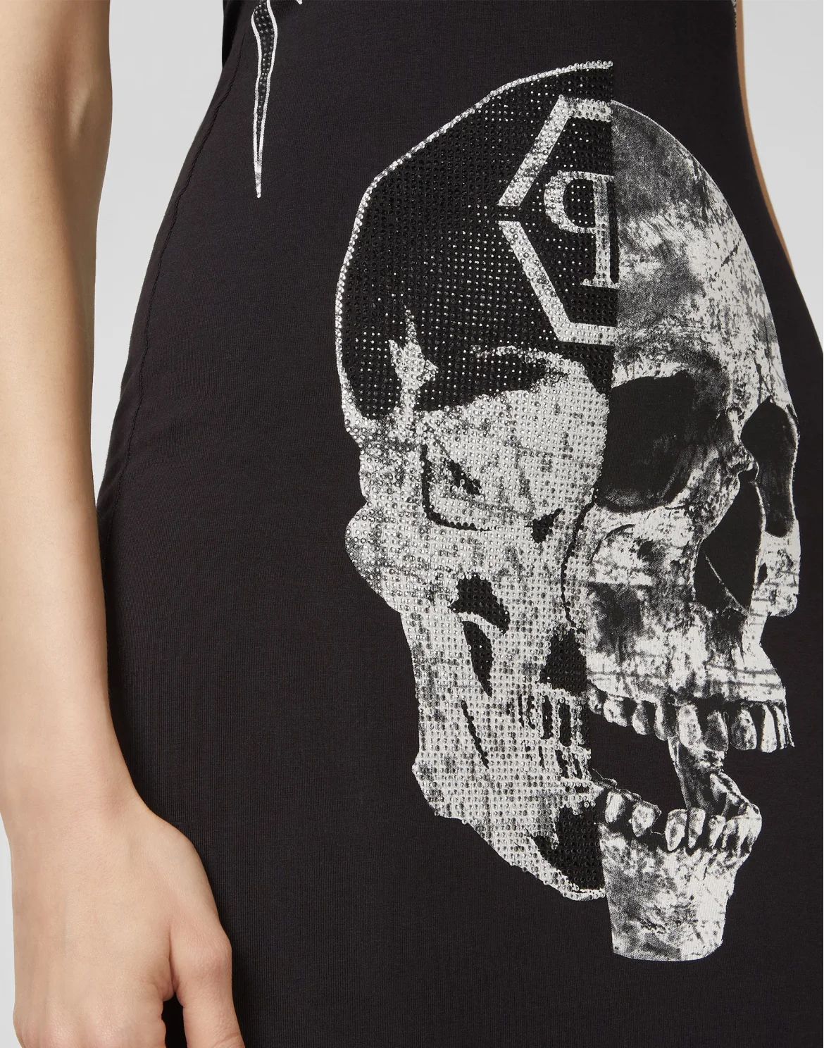 Short Dress Skull, цвет: Черный