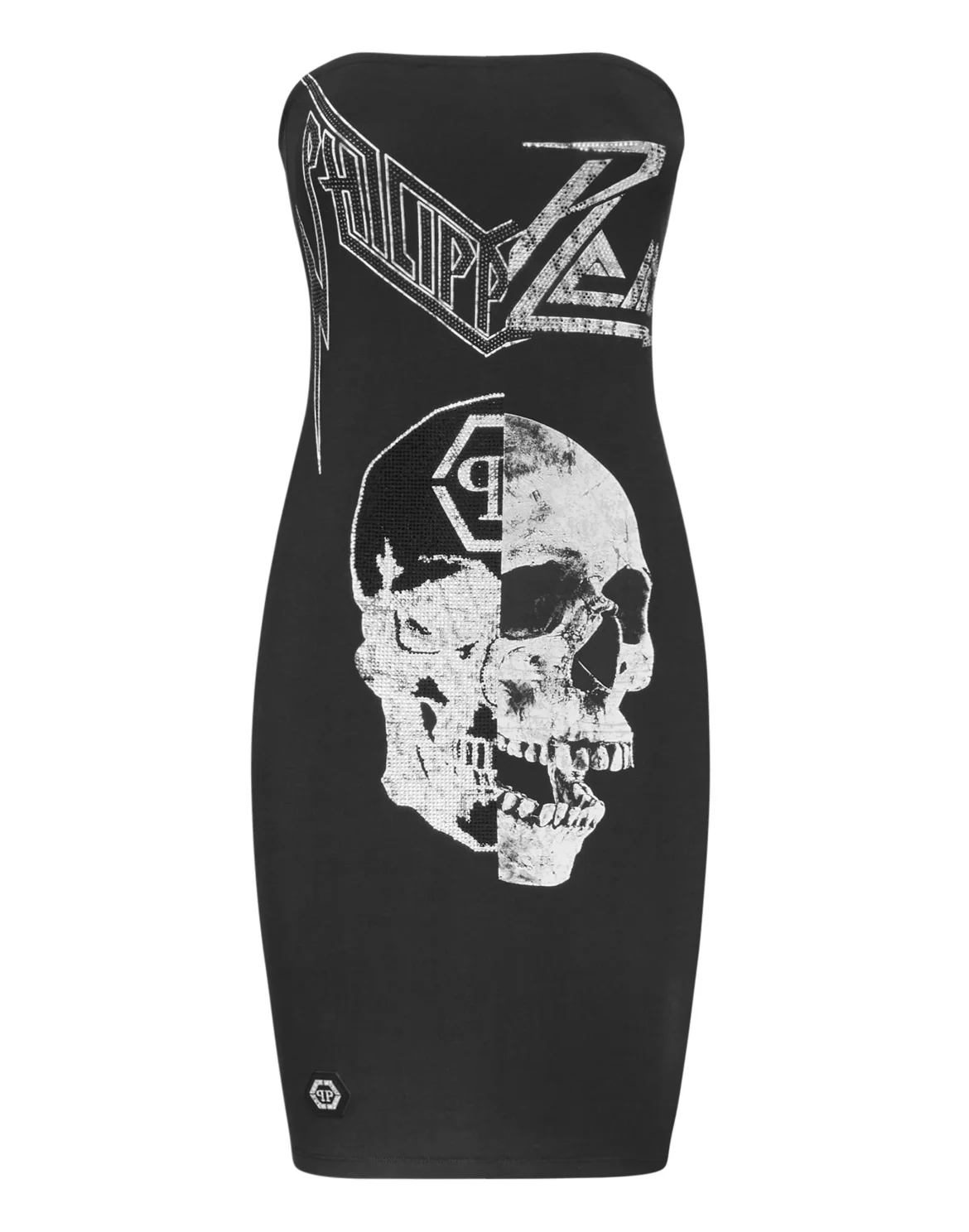 Short Dress Skull, цвет: Черный