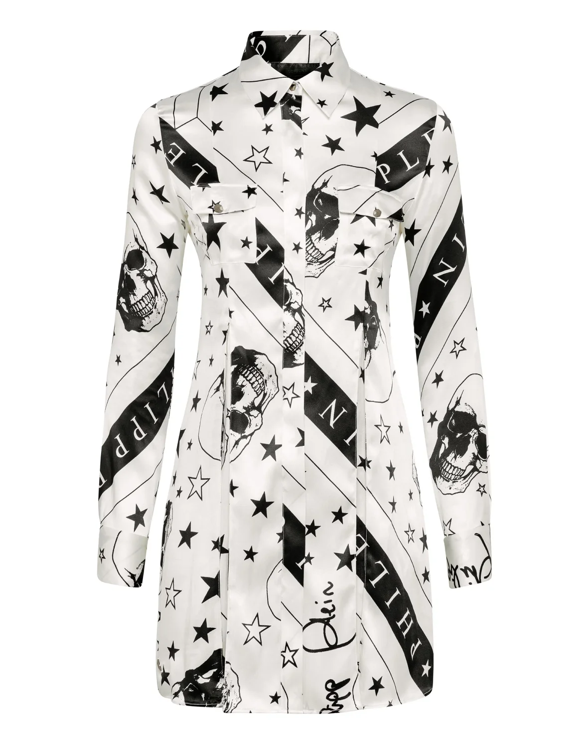 Shirt dress Stars and skull, цвет: Белый
