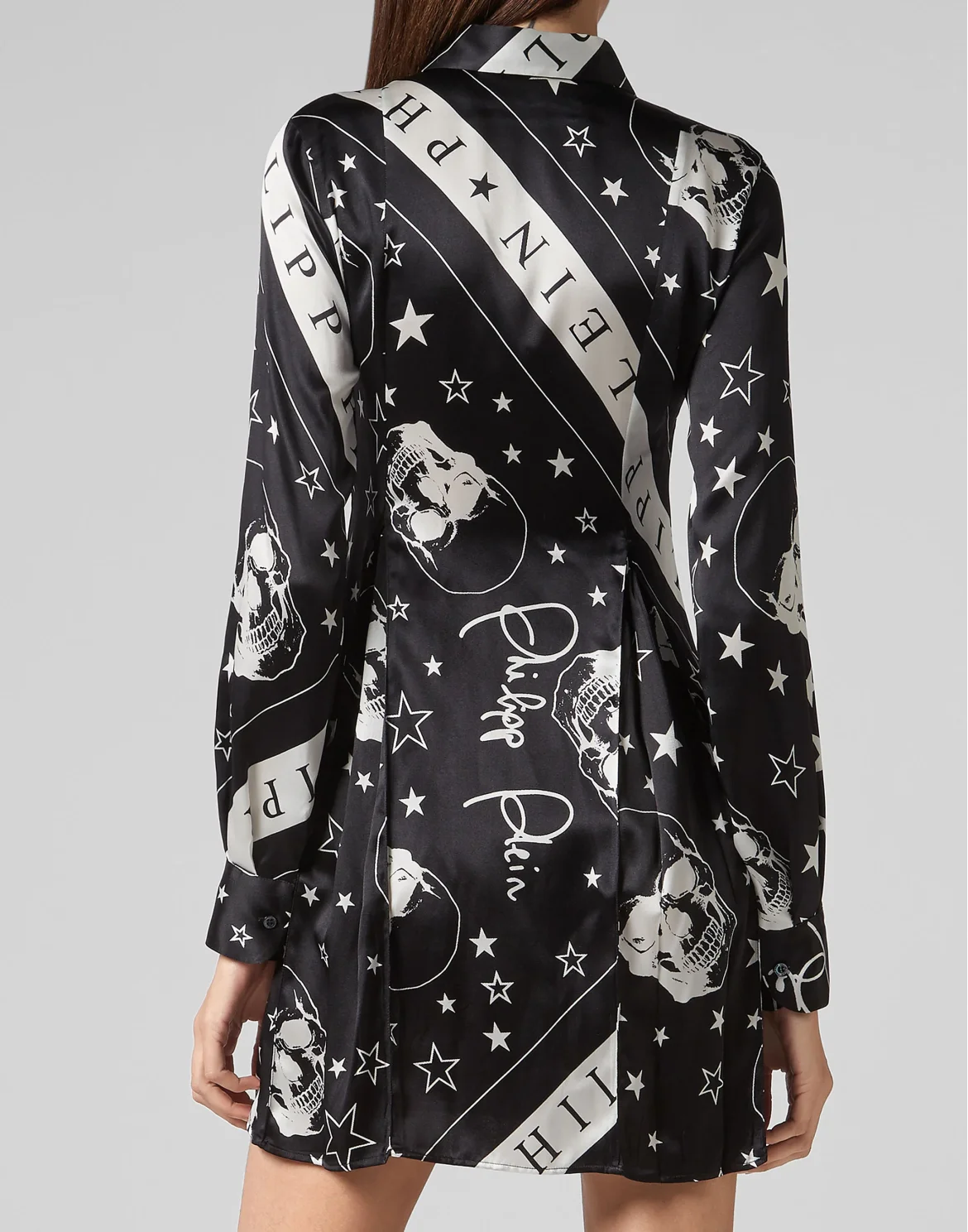 Shirt dress Stars and skull, цвет: Черный