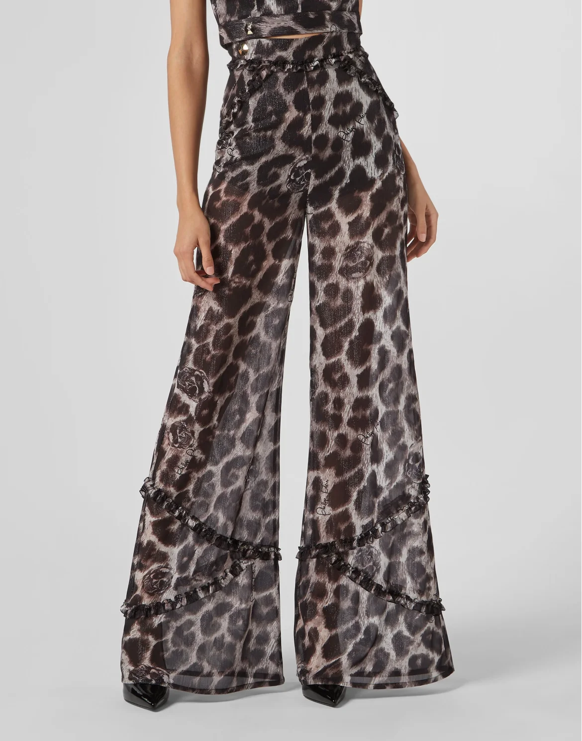Long Trousers Maculate, цвет: Леопард