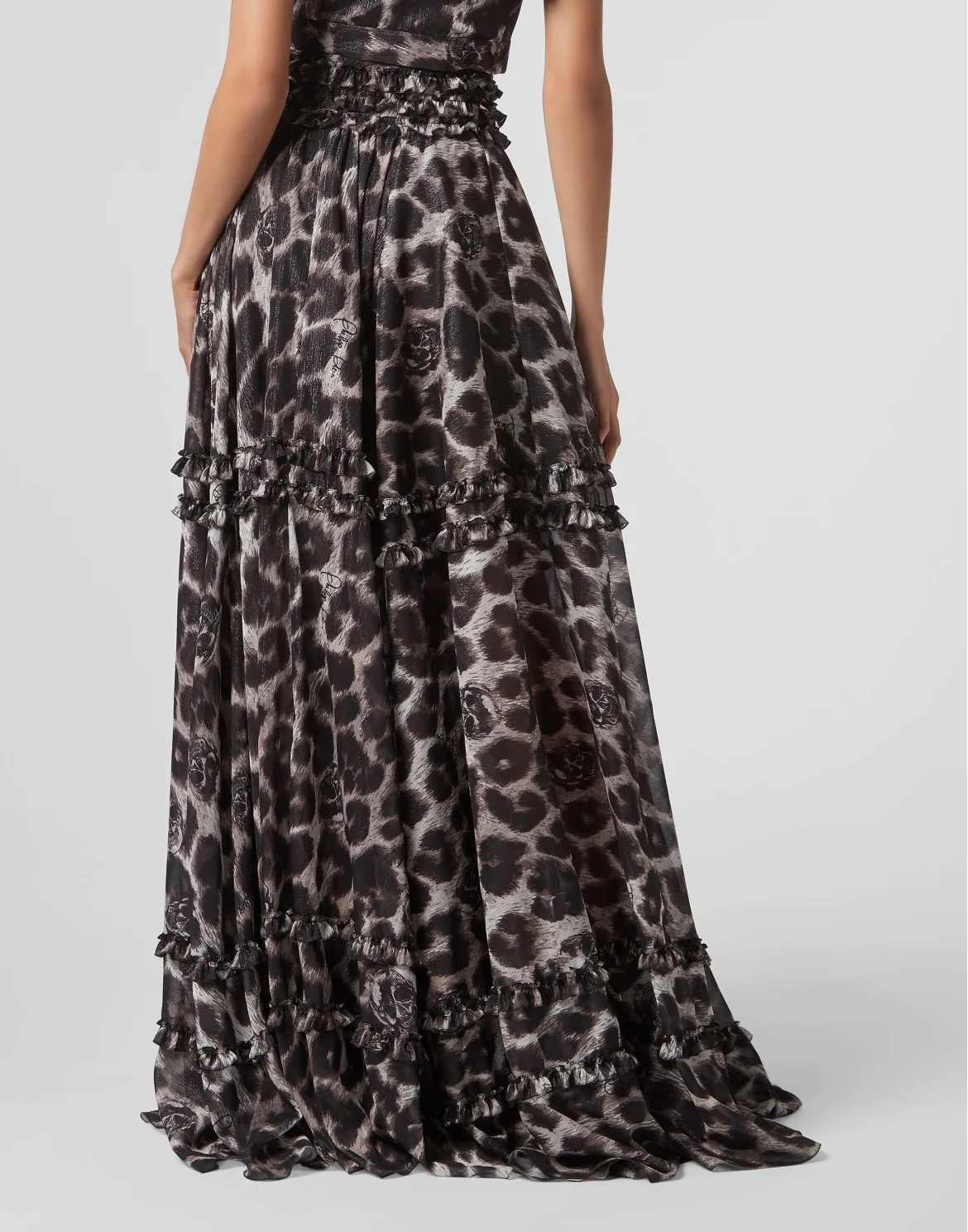 Long Skirt Maculate, цвет: Леопард