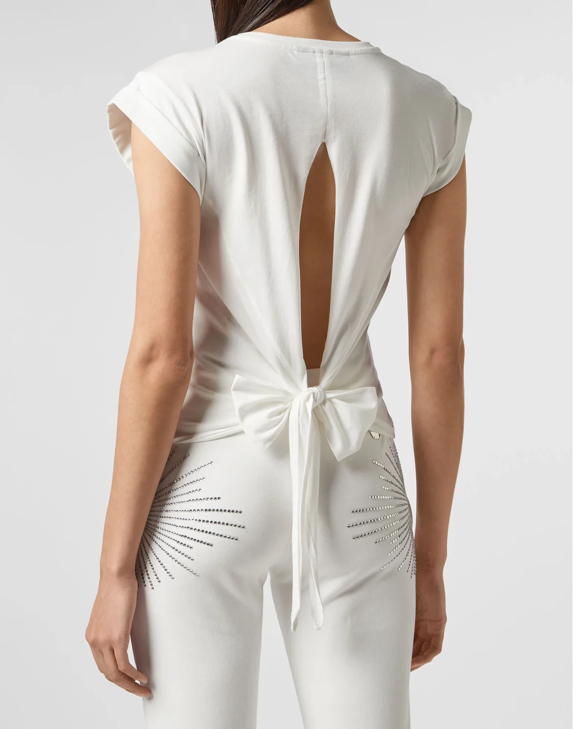 T-shirt Round Neck SS Crystal, цвет: Белый