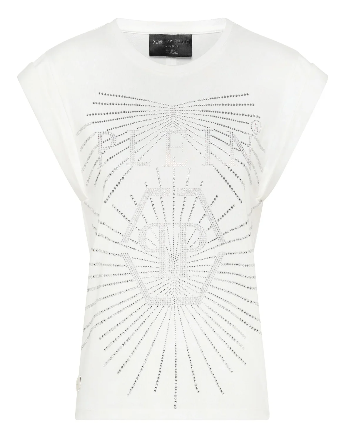 T-shirt Round Neck SS Crystal, цвет: Белый