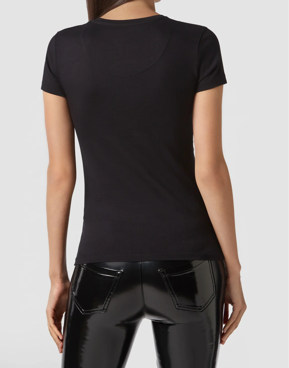 T-shirt Round Neck SS Crystal, цвет: Черный
