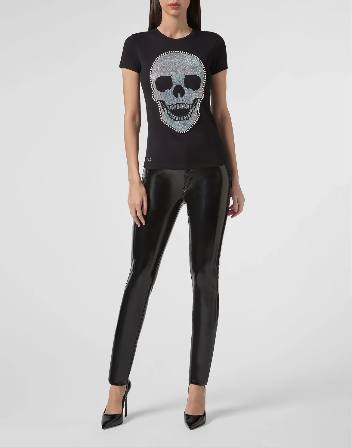 T-shirt Round Neck SS Skull, цвет: Черный