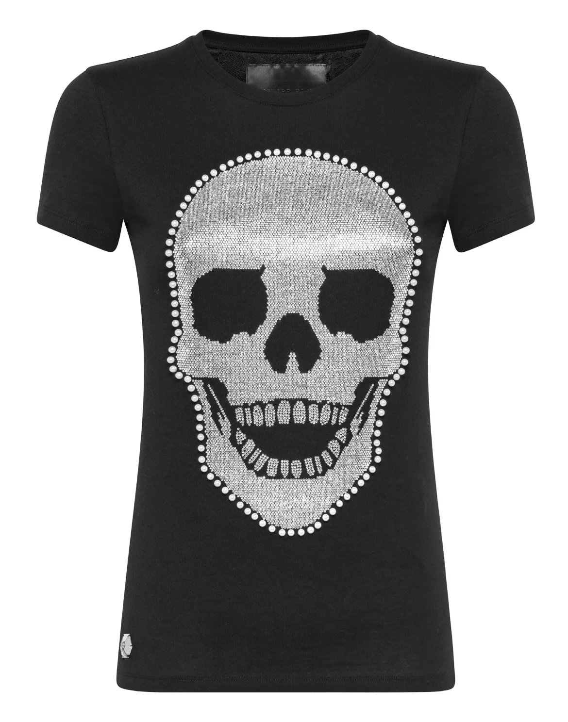T-shirt Round Neck SS Skull, цвет: Черный