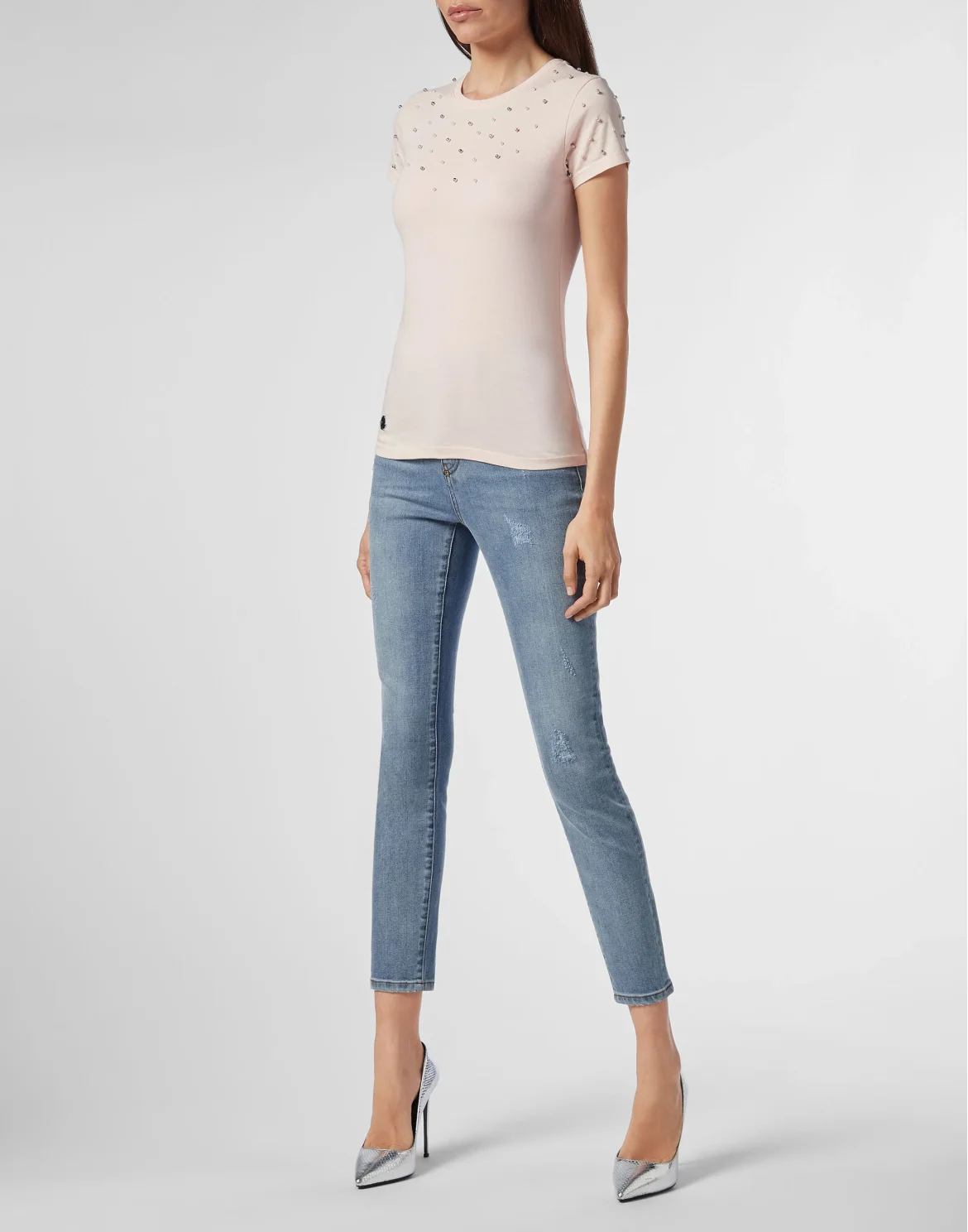 T-shirt Round Neck SS Underwater, цвет: Розовый
