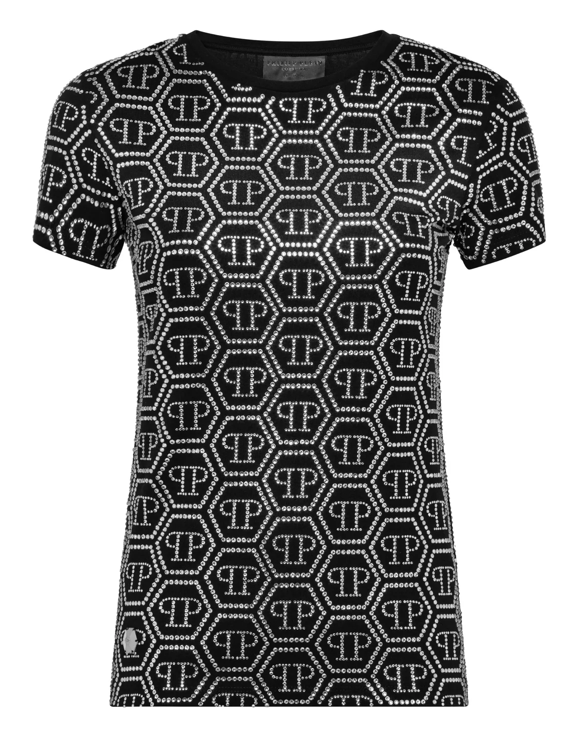 T-shirt Round Neck SS All over PP, цвет: Черный