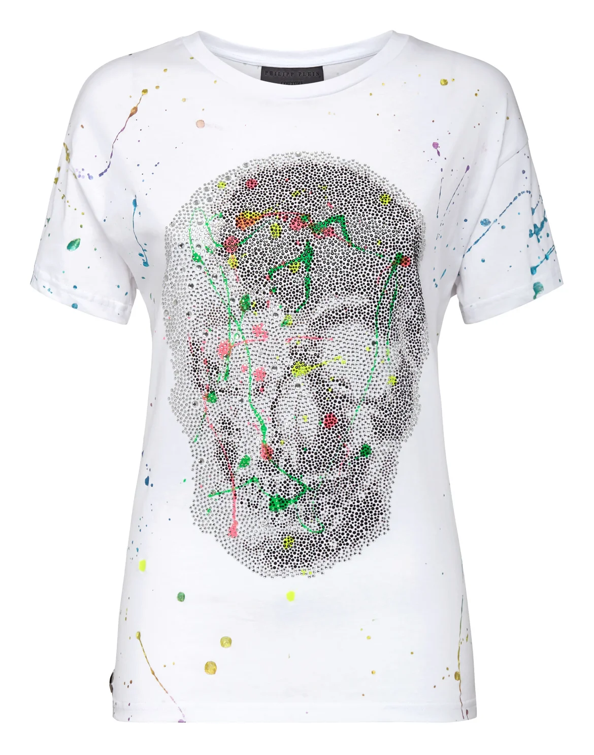T-shirt Round Neck SS Skull, цвет: Белый