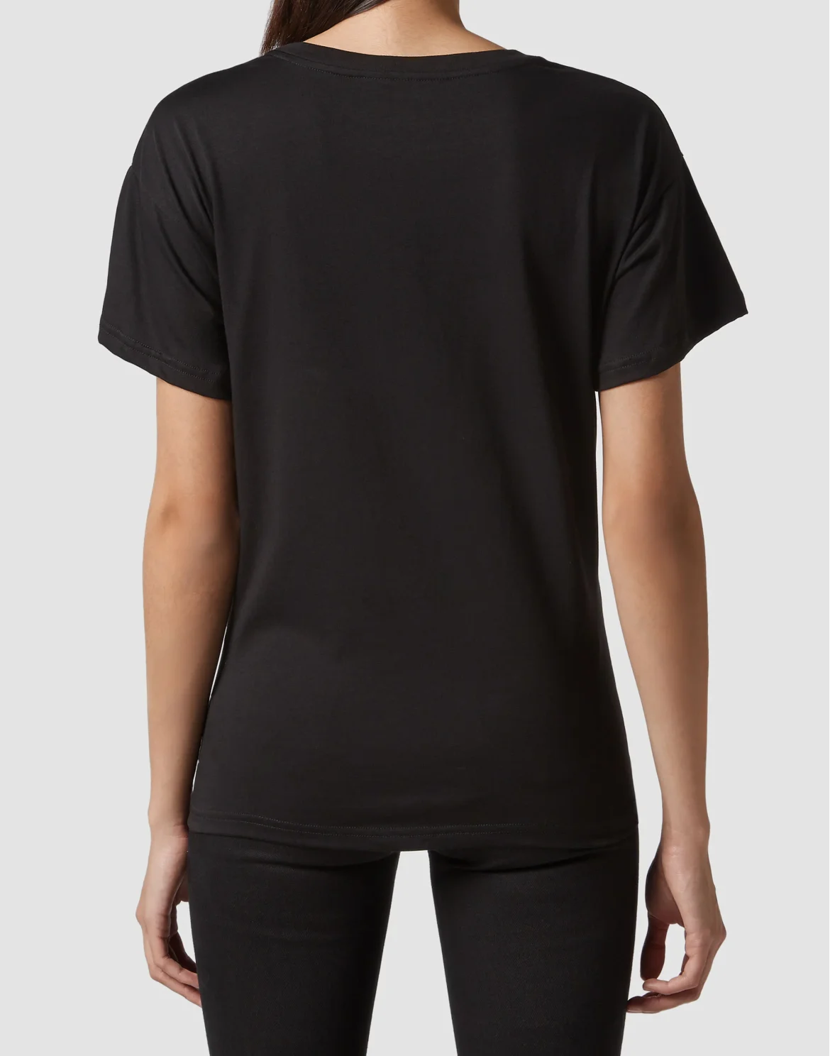 T-shirt Round Neck SS Skull, цвет: Черный