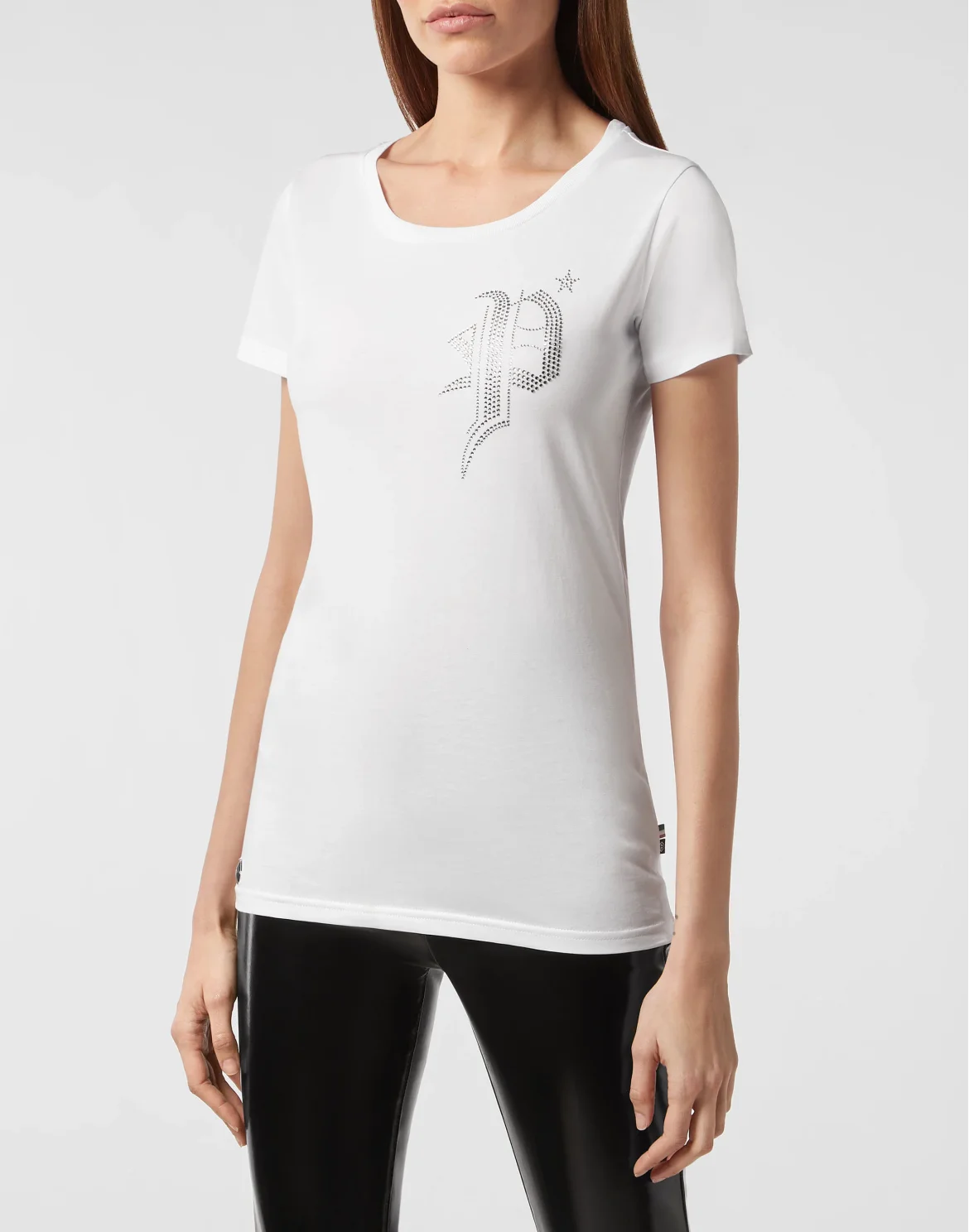 T-shirt Round Neck SS Gothic Plein, цвет: Белый