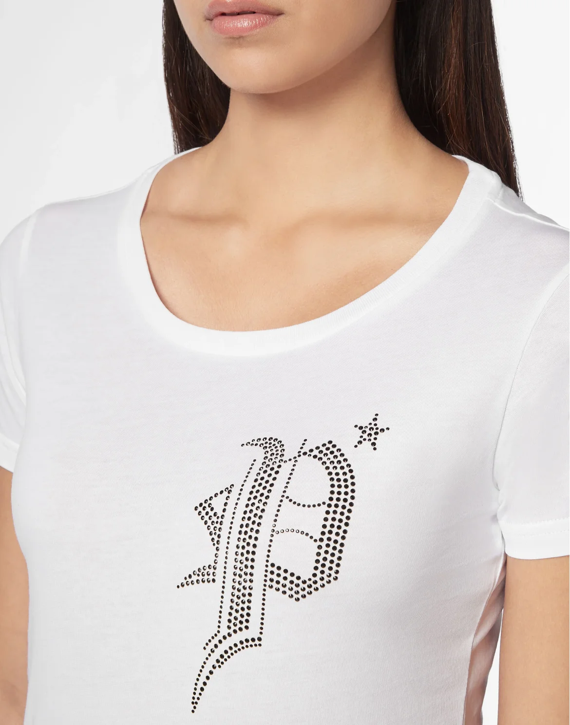 T-shirt Round Neck SS Gothic Plein, цвет: Белый