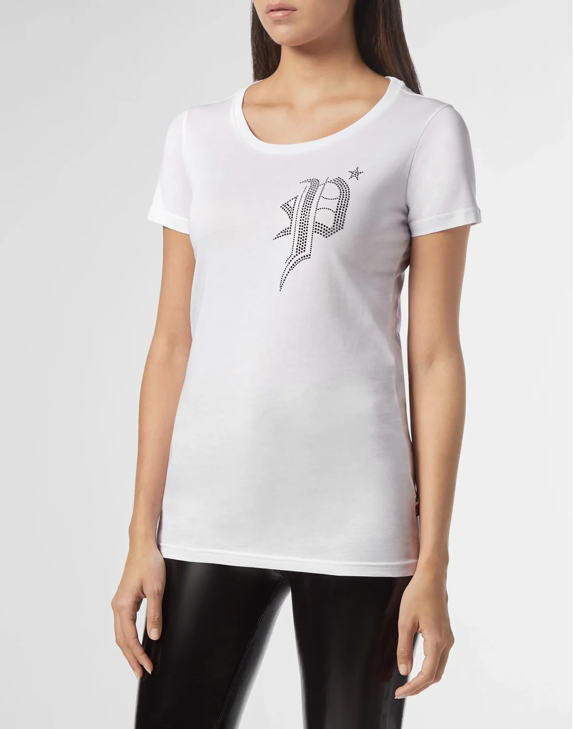 T-shirt Round Neck SS Gothic Plein, цвет: Белый