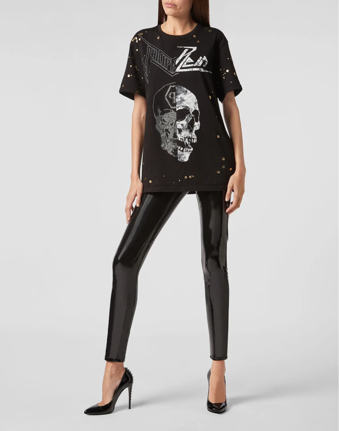T-shirt Round Neck SS Skull, цвет: Черный