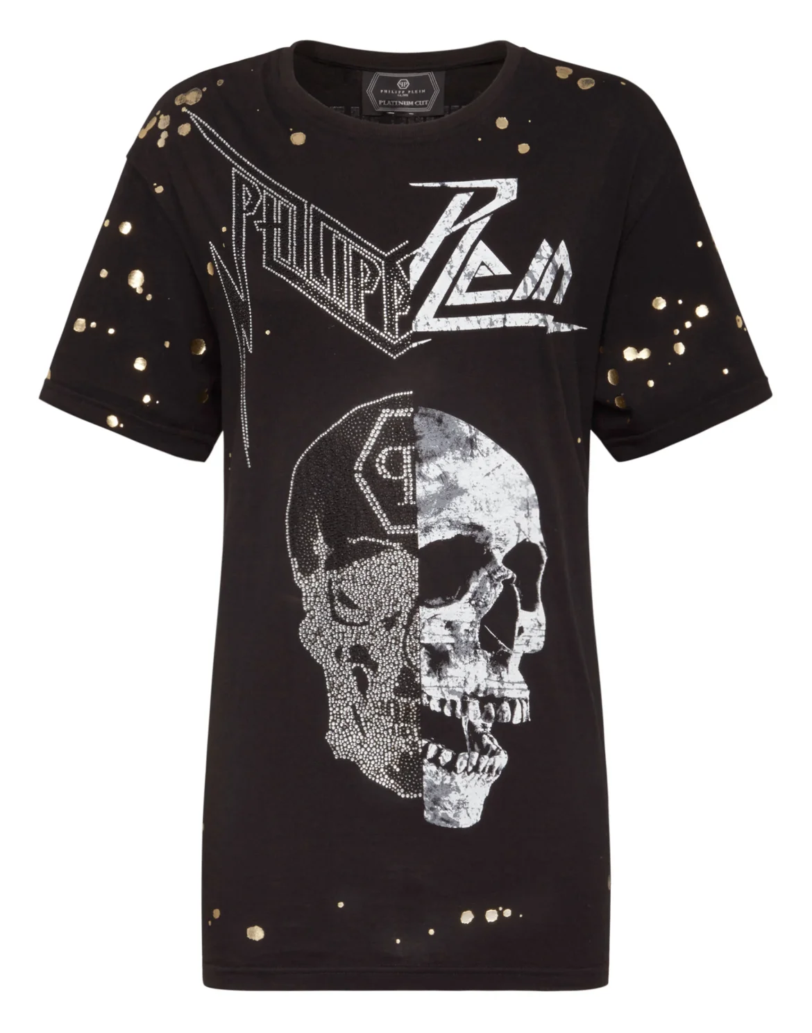 T-shirt Round Neck SS Skull, цвет: Черный
