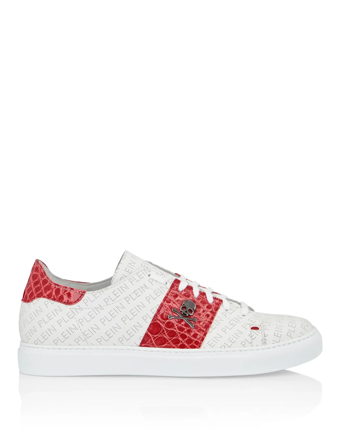 Lo-Top Sneakers Skull, цвет: Белый