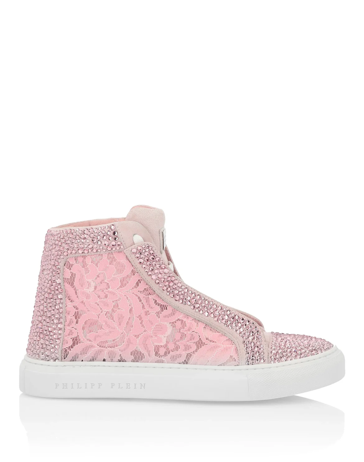 Hi-Top Sneakers Crystal, цвет: Розовый