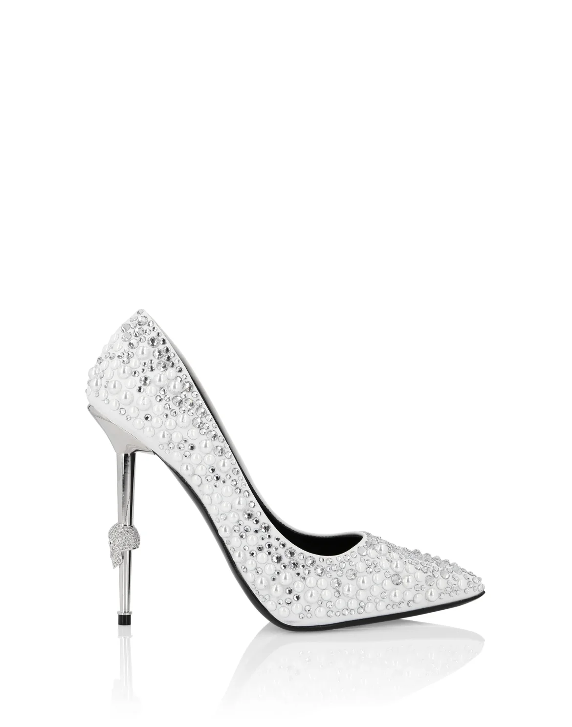 Decollete Hi-Heels Crystal, цвет: Белый