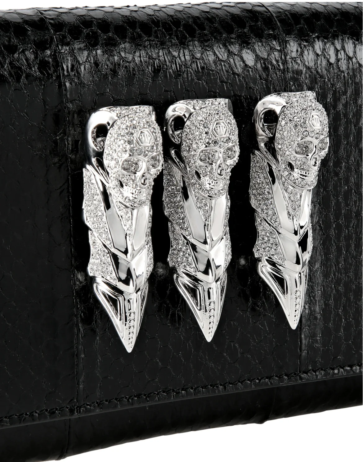 Claw Clutch with Crystals, цвет: Черный