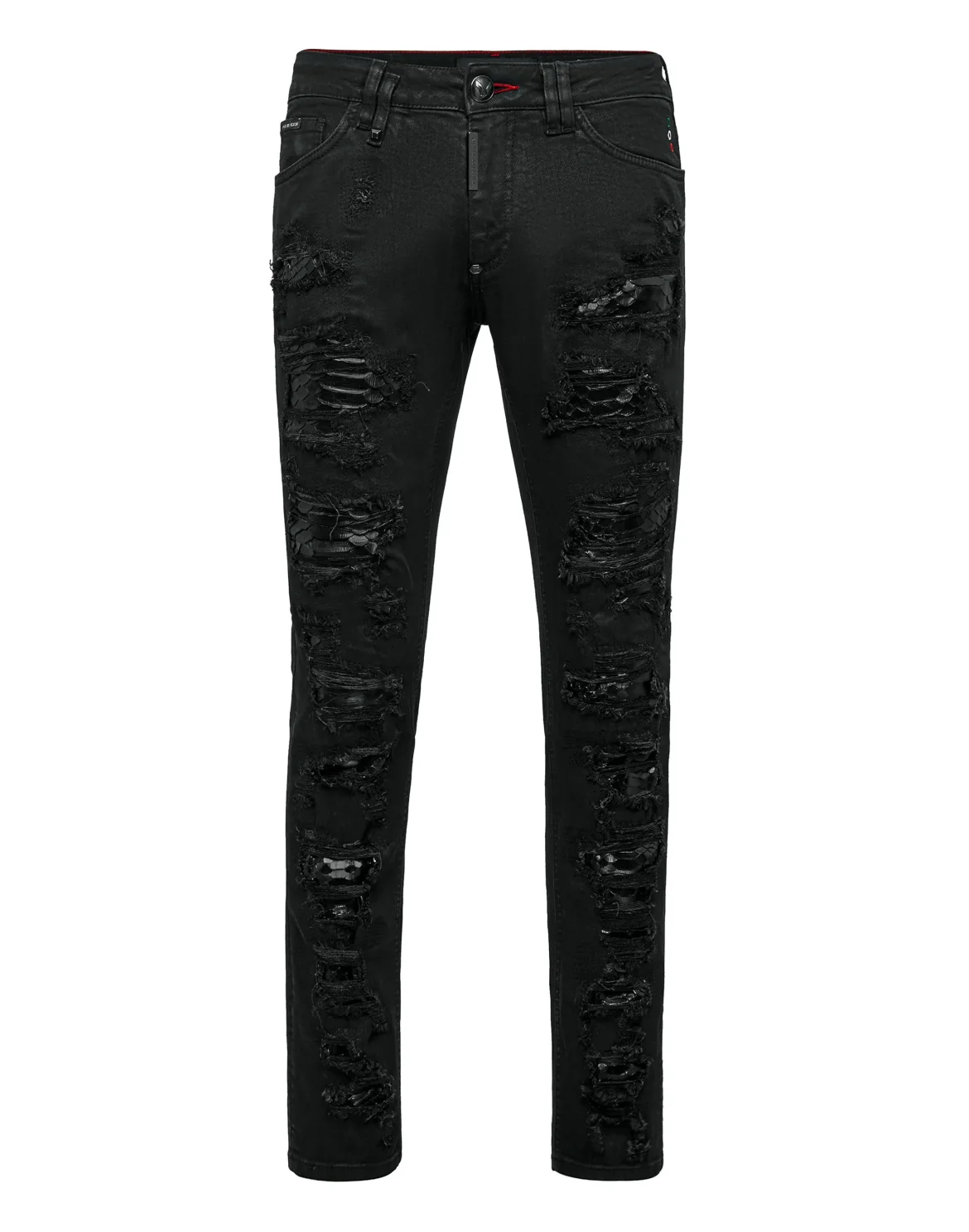 Slim Fit Destroyed, цвет: Черный