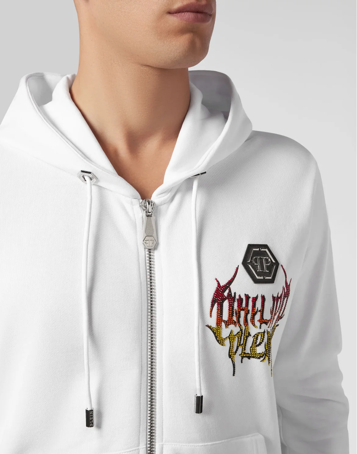 Hoodie Sweatjacket Rock PP, цвет: Белый