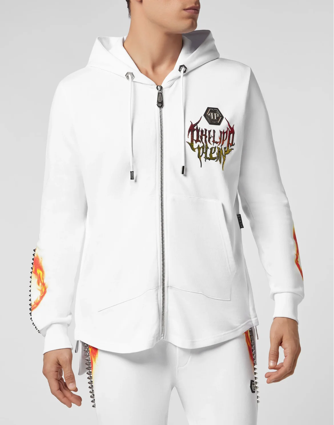 Hoodie Sweatjacket Rock PP, цвет: Белый
