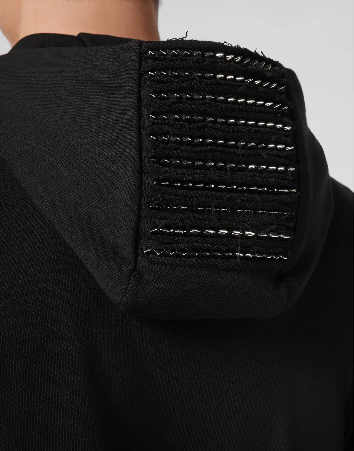 Hoodie Sweatjacket Studs, цвет: Черный