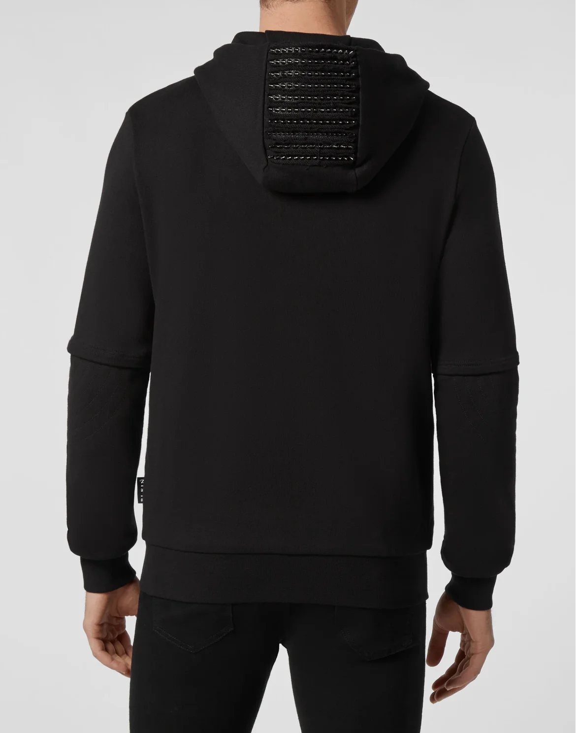 Hoodie Sweatjacket Studs, цвет: Черный