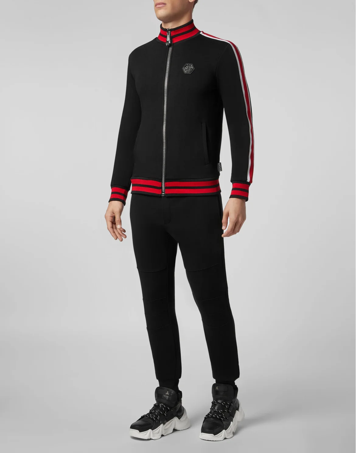 Jogging Jacket Plein Star, цвет: Черный