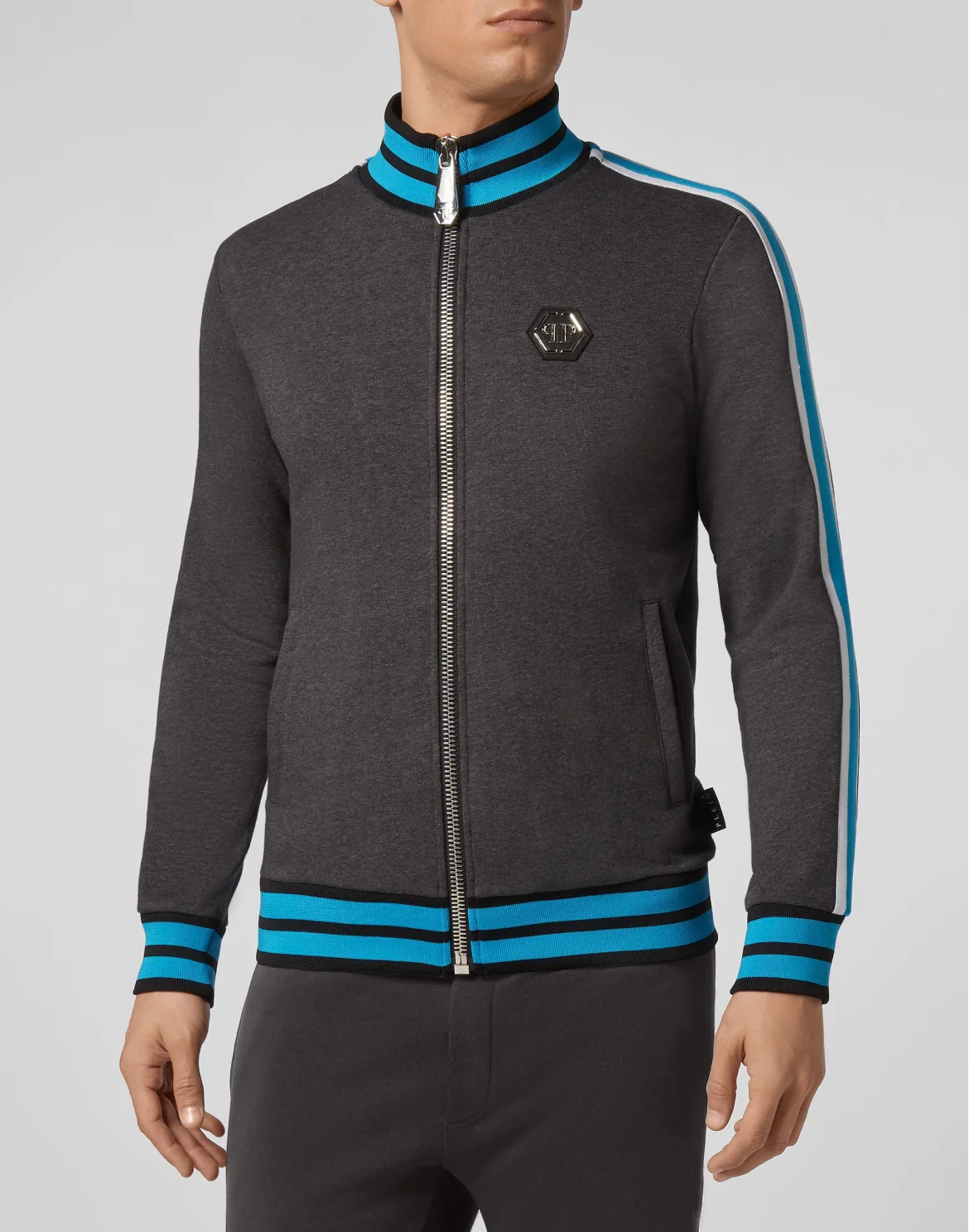 Jogging Jacket Plein Star, цвет: Серый