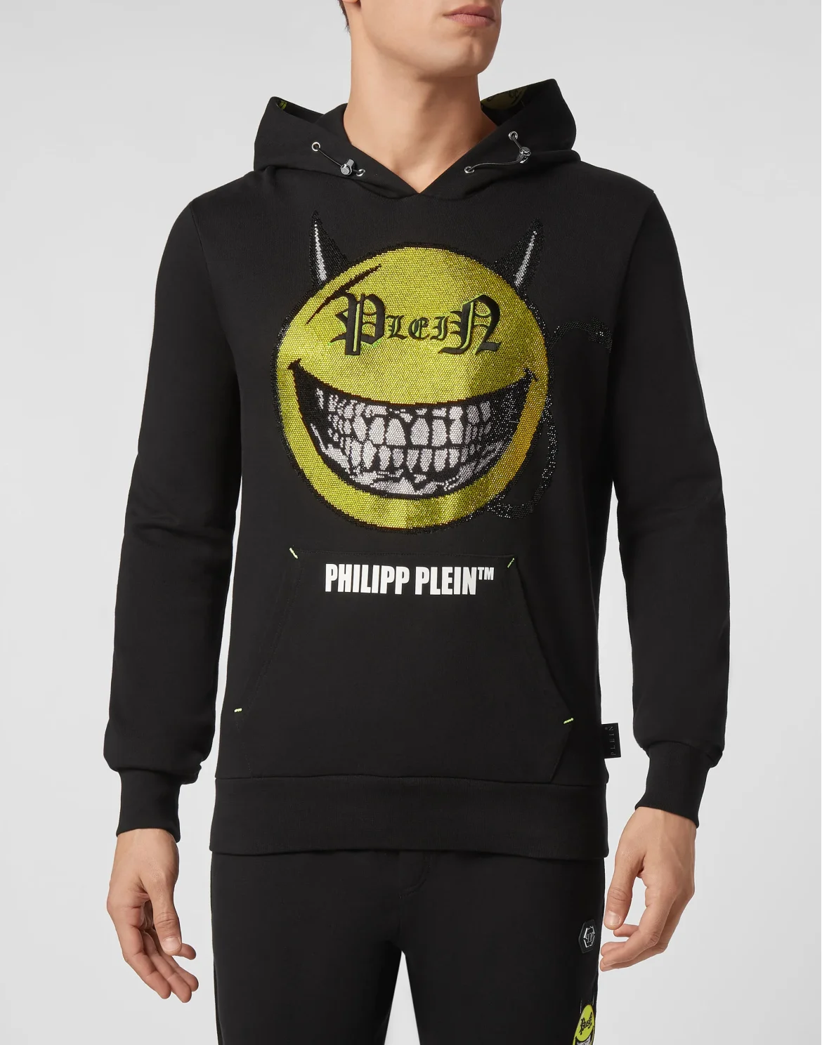 Hoodie sweatshirt Evil Smile, цвет: Черный