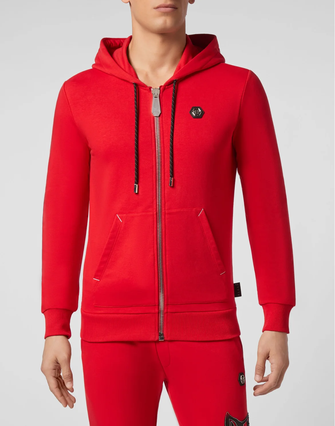 Hoodie Sweatjacket Tiger, цвет: Красный