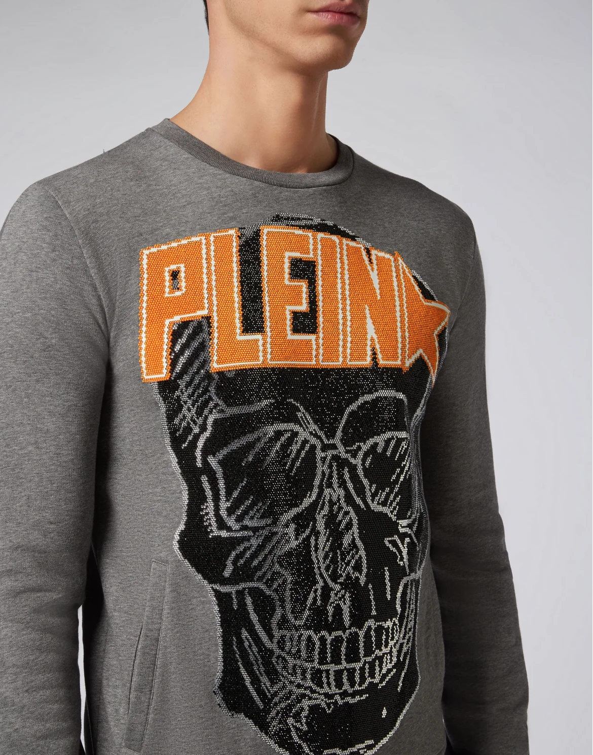 Sweatshirt LS Plein Star, цвет: Серый