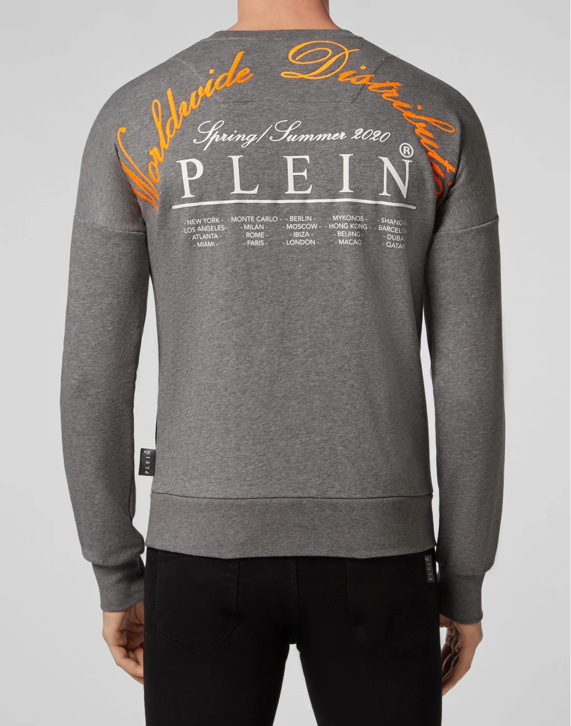 Sweatshirt LS Plein Star, цвет: Серый